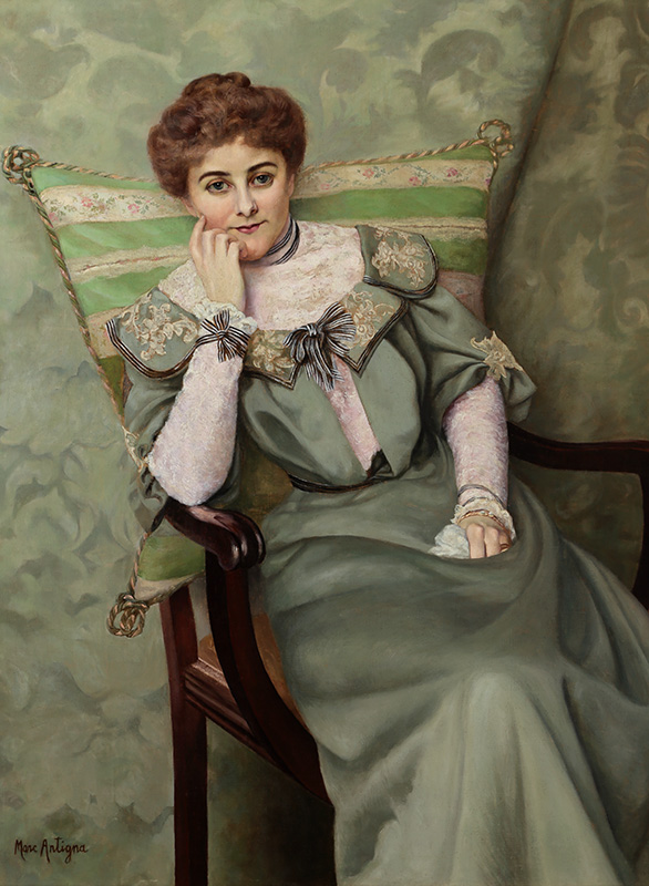 Marc Antigna, <em>Portrait de Renée-Joséphine Gauthier</em>, vers 1902. Don à la mémoire de Shirley L. Thompson (1910-2010), M2018.106.1, Musée McCord Stewart