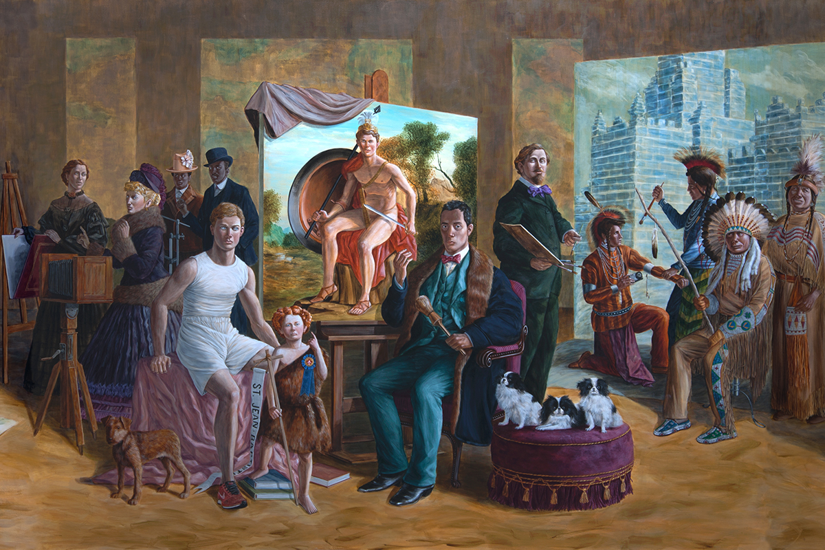 Welcome to the Studio: The I Spy Game! © Kent Monkman