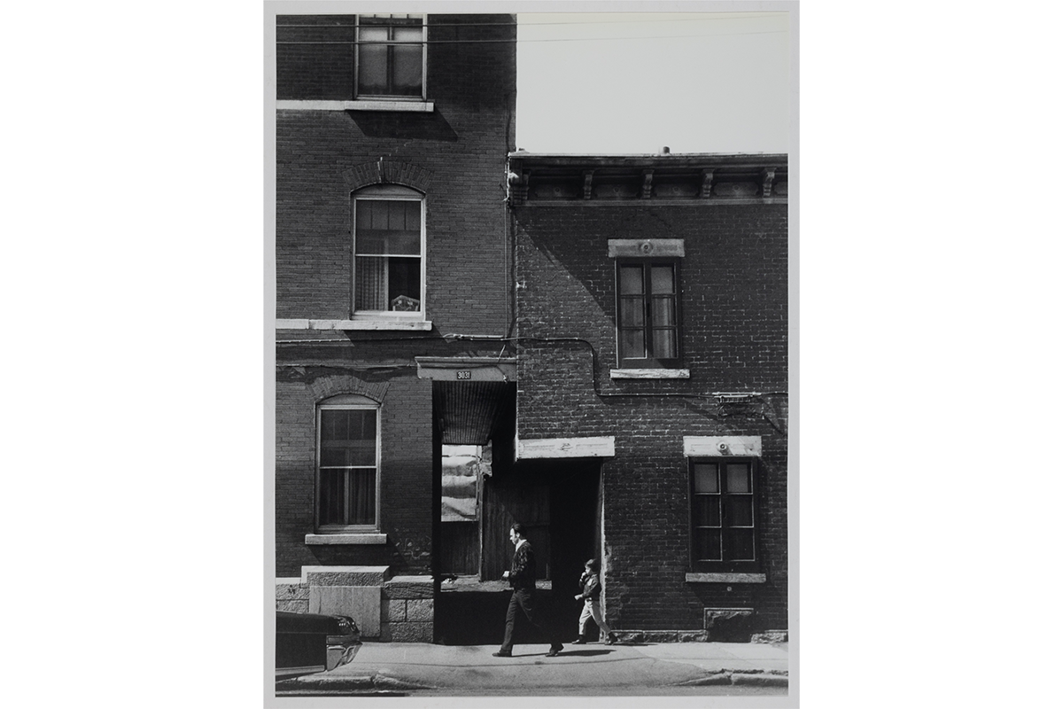 Edith H. Mather, <em>3031 Delisle Street, West Side of Atwater Avenue</em>, April 26, 1969, from the series <em>My City, Montreal</em>, Volume 3, gelatin silver print, 25 × 18.7 cm. Gift of Edith H. Mather, M2012.113.1.3.27P, McCord Stewart Museum 