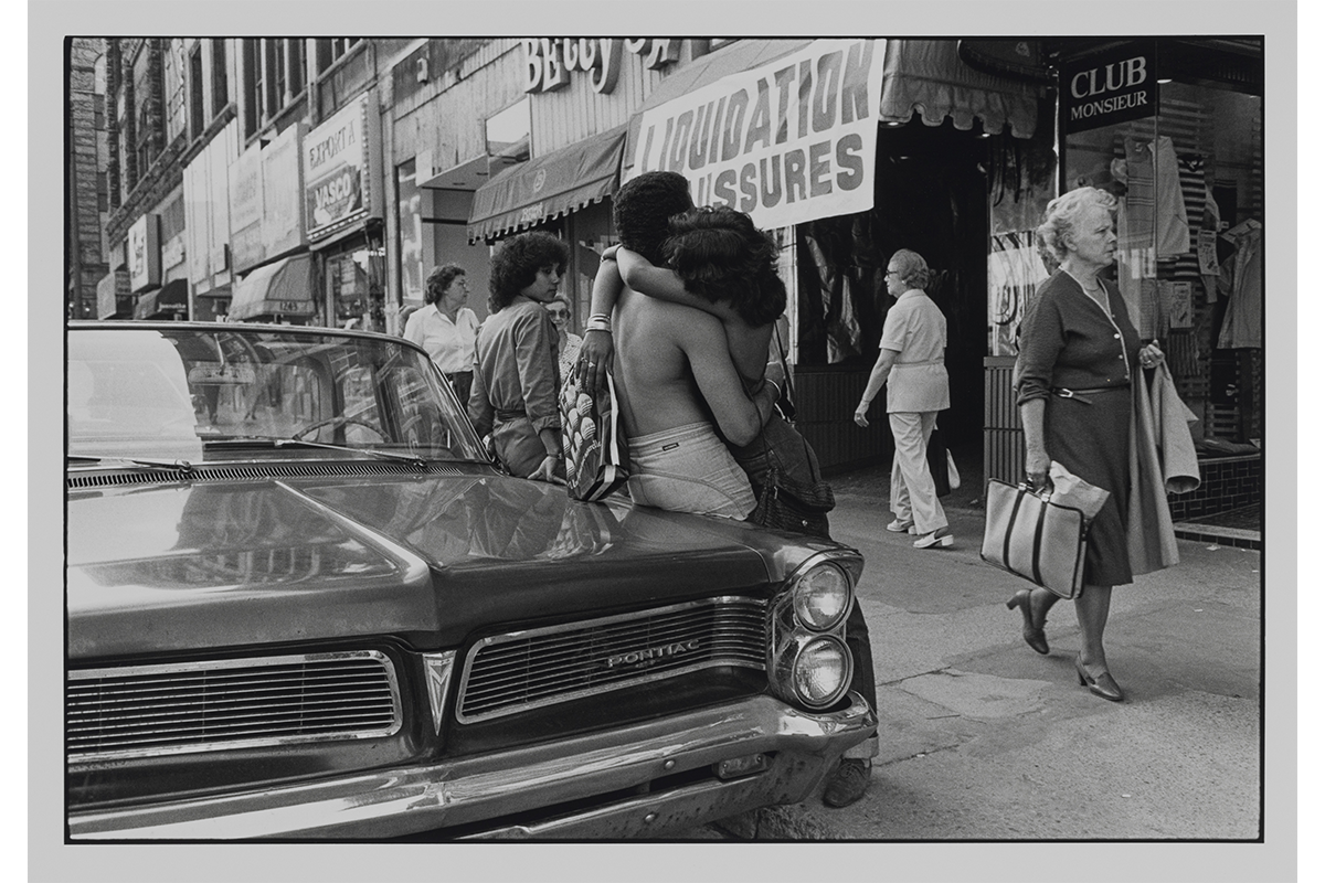 Denis Plain, <em>Untitled</em>, from the series <em>Rue Sainte-Catherine</em>, 1981, gelatin silver print, 27.7 × 27.7 cm. Gift of Denis Plain, M2018.93.1341P, McCord Stewart Museum